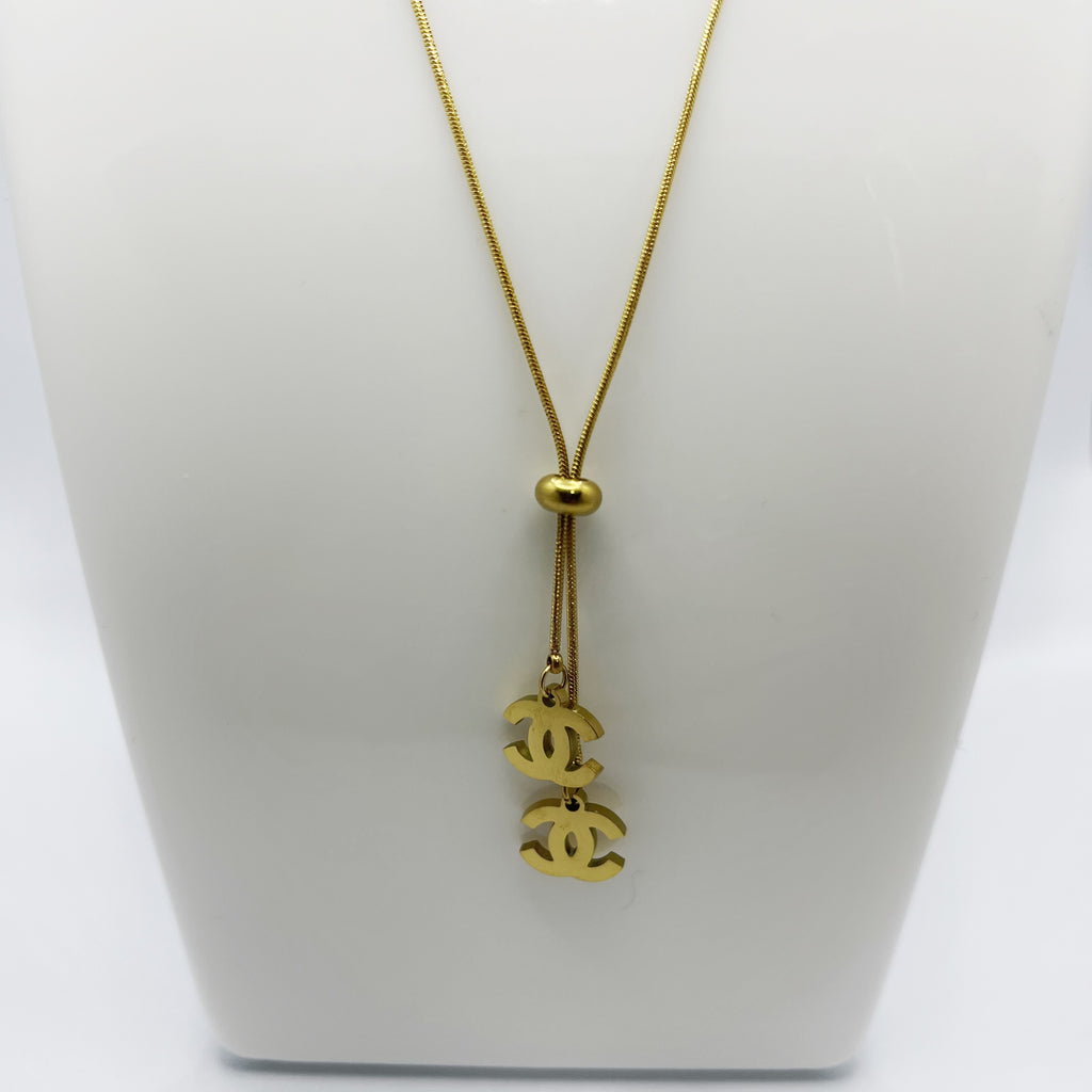 CADENA CHANEL 2 DIJES MUJER