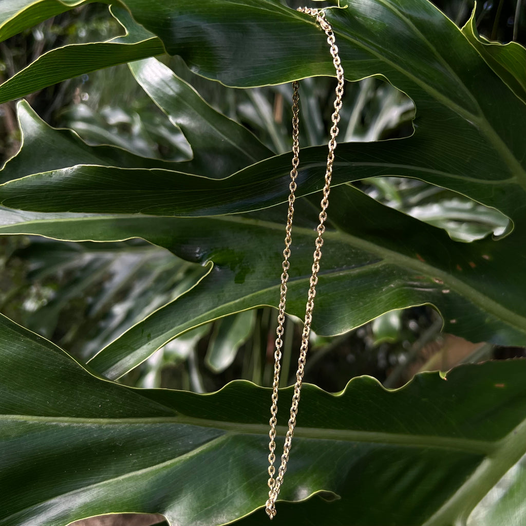 CADENA OVALO MUJER-ORO LAMINADO 18K