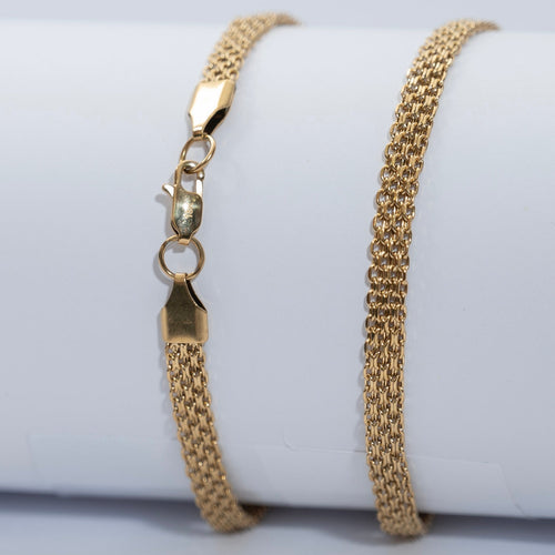 CADENA CHINA HOMBRE-ORO LAMINADO 18K