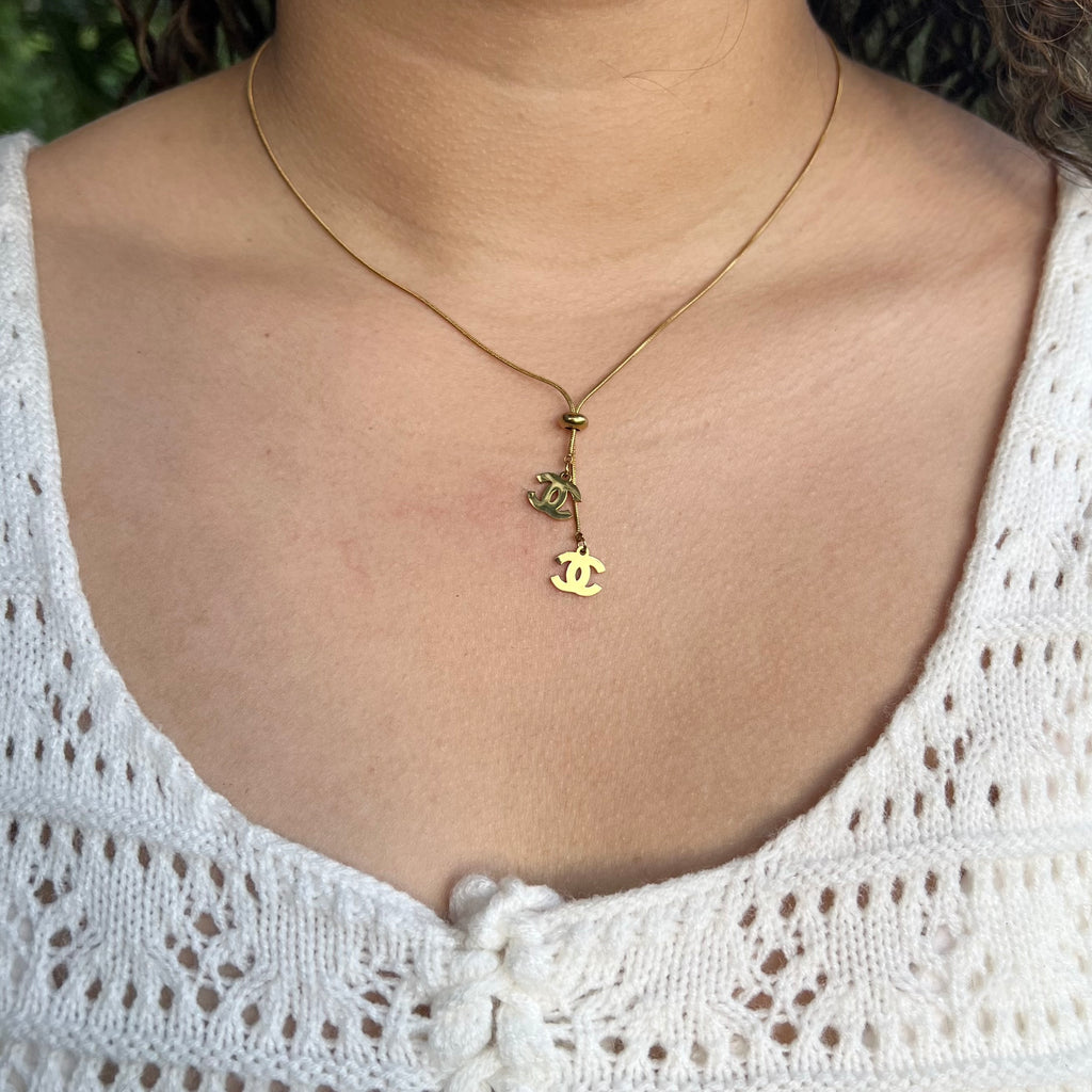 CADENA CHANEL 2 DIJES MUJER