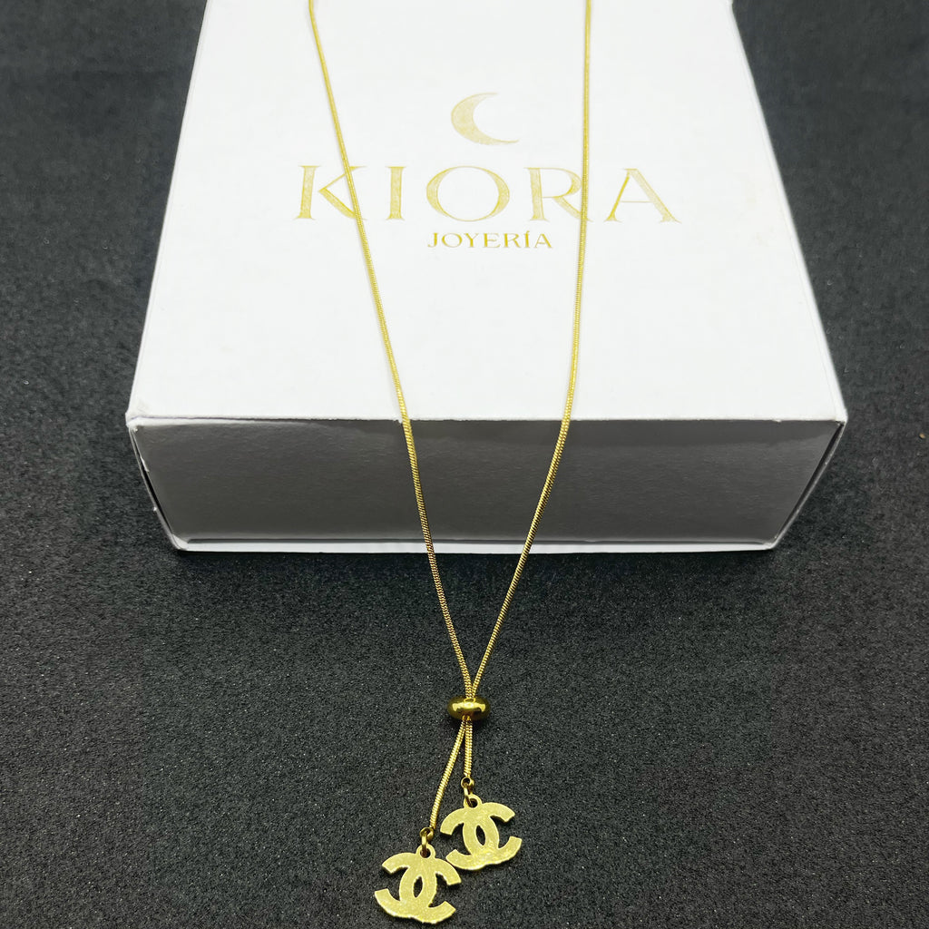 CADENA CHANEL 2 DIJES MUJER