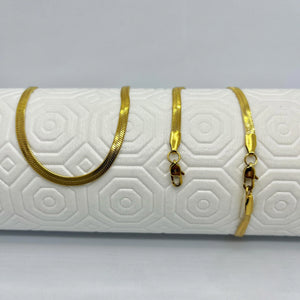 COMBO CADENA Y PULSERA EGIPCIA MUJER
