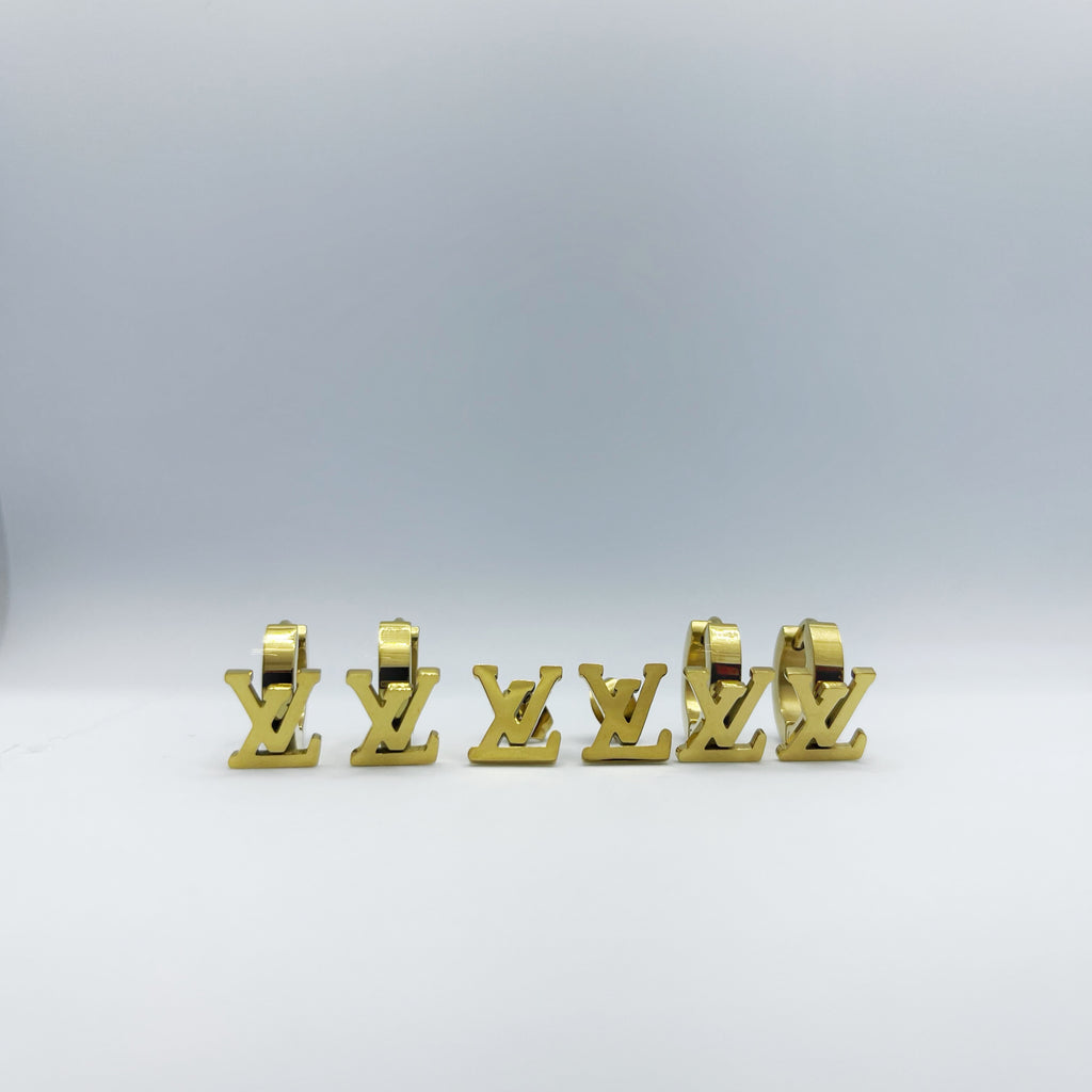 ARETES LOUIS VUITTON X3