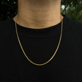 CADENA CHINA HOMBRE-ORO LAMINADO 18K