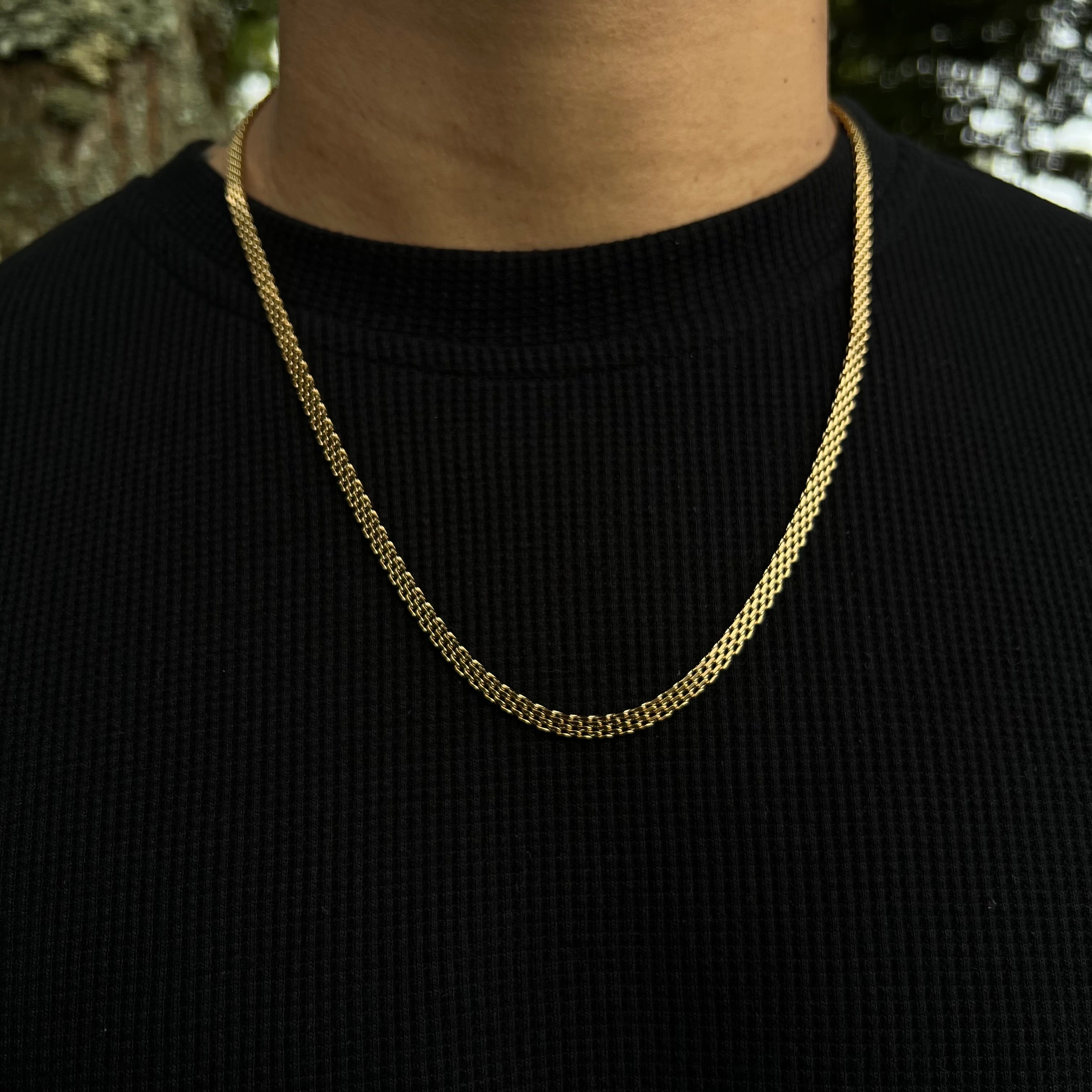 CADENA CHINESCA-ORO LAMINADO 18K