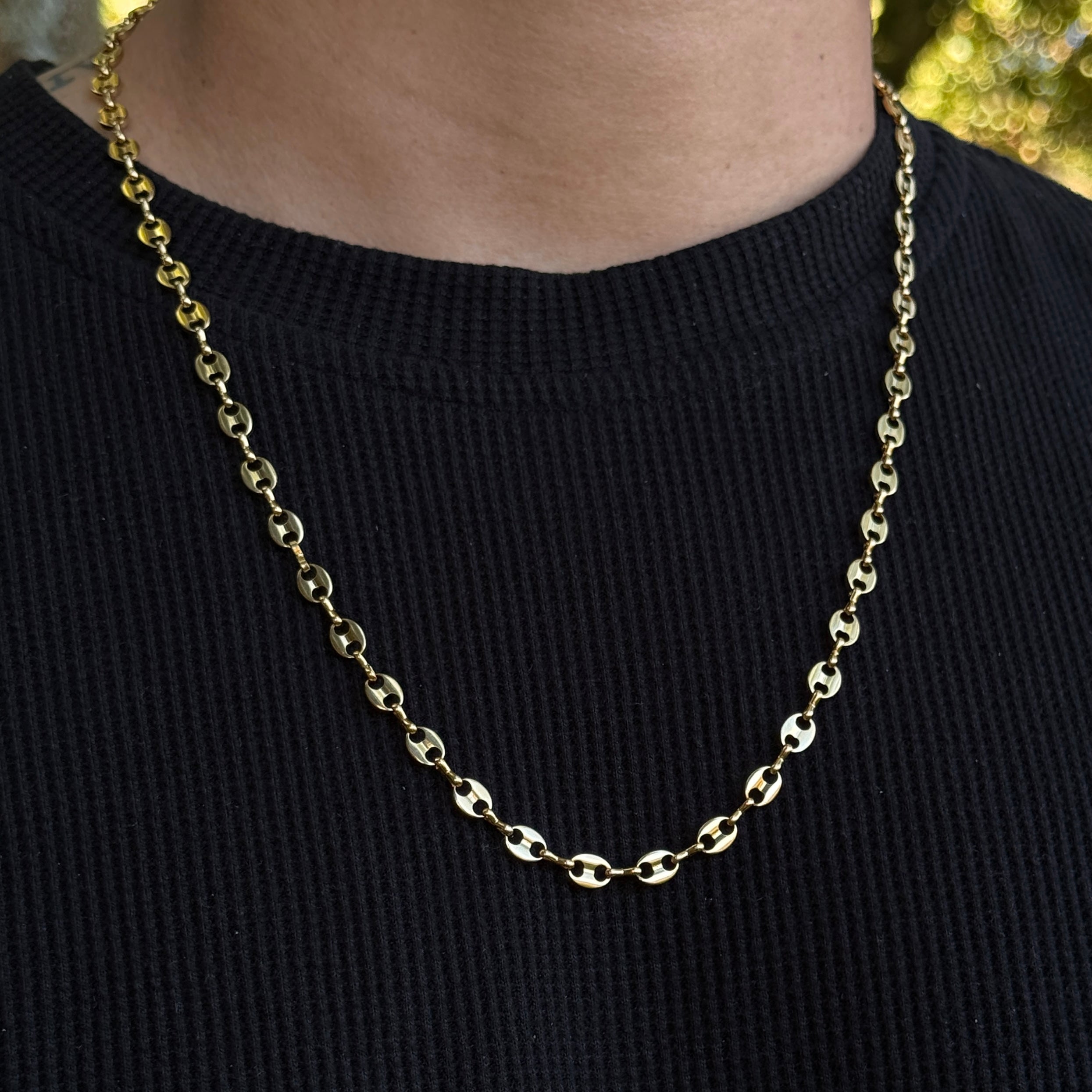 CADENA GUCCI HOMBRE-ORO LAMINADO 18K