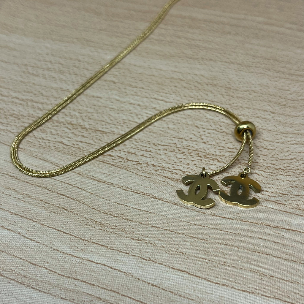 CADENA CHANEL 2 DIJES MUJER