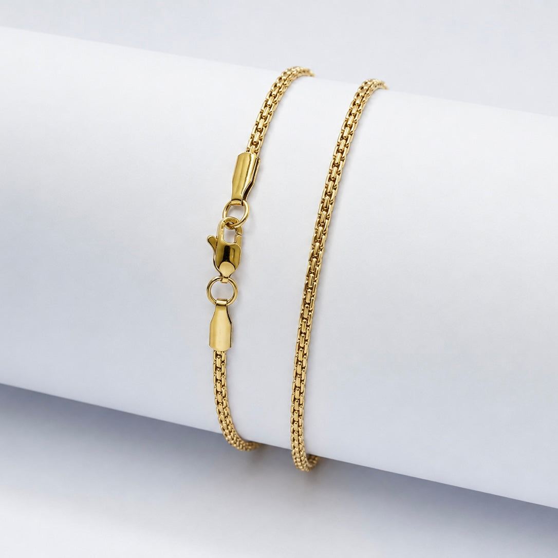 CADENA CHINA MUJER-ORO LAMINADO 18K