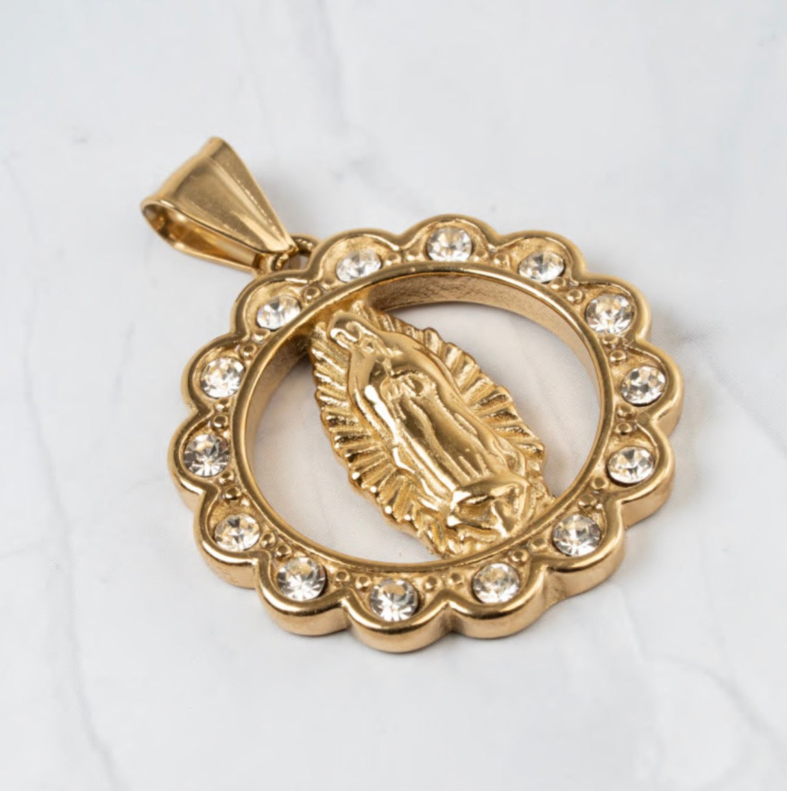 DIJE VIRGEN PIEDRAS
