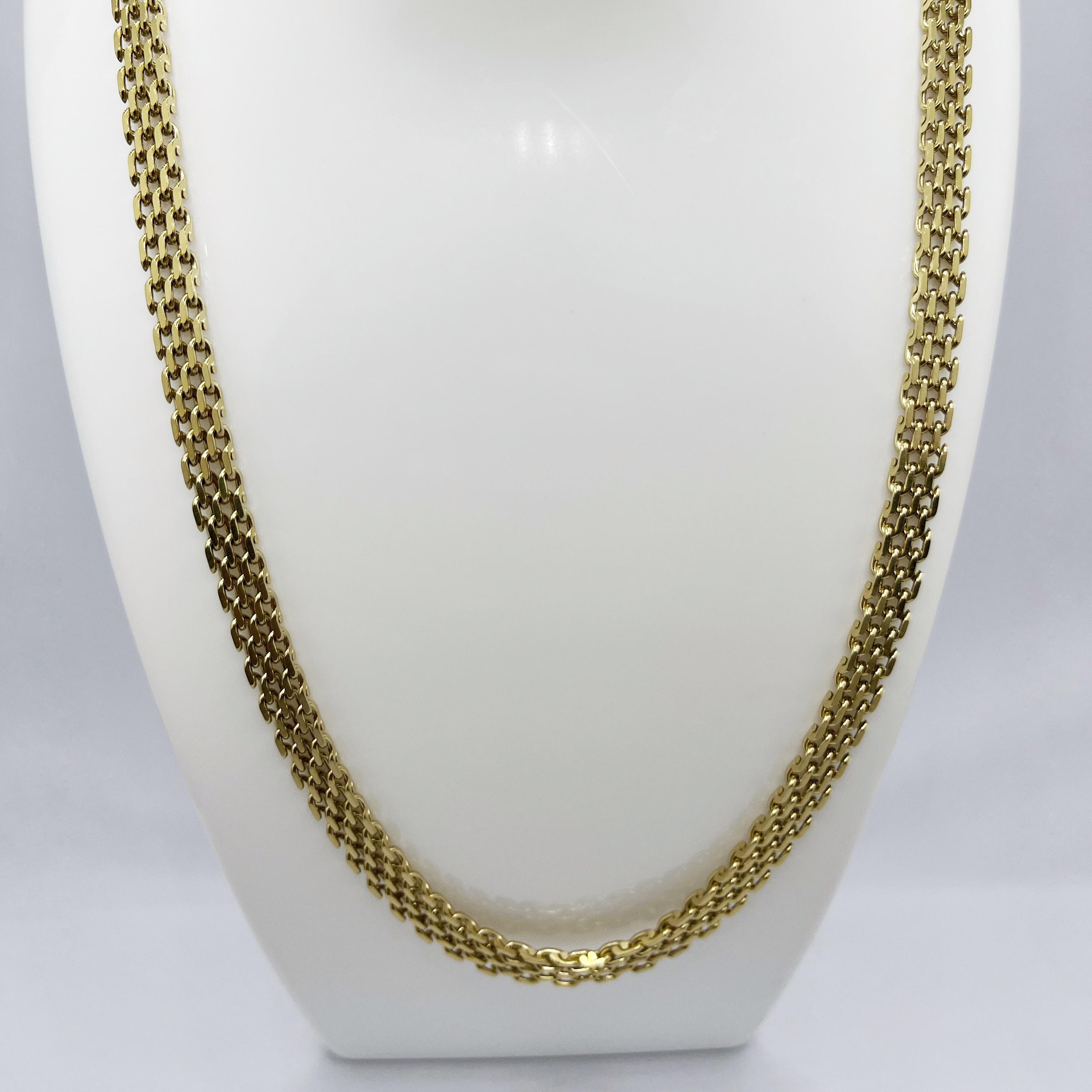 CADENA CHINESCA-ORO LAMINADO 18K-GARANTIA DE 5 AÑOS + ENVIO GRATIS