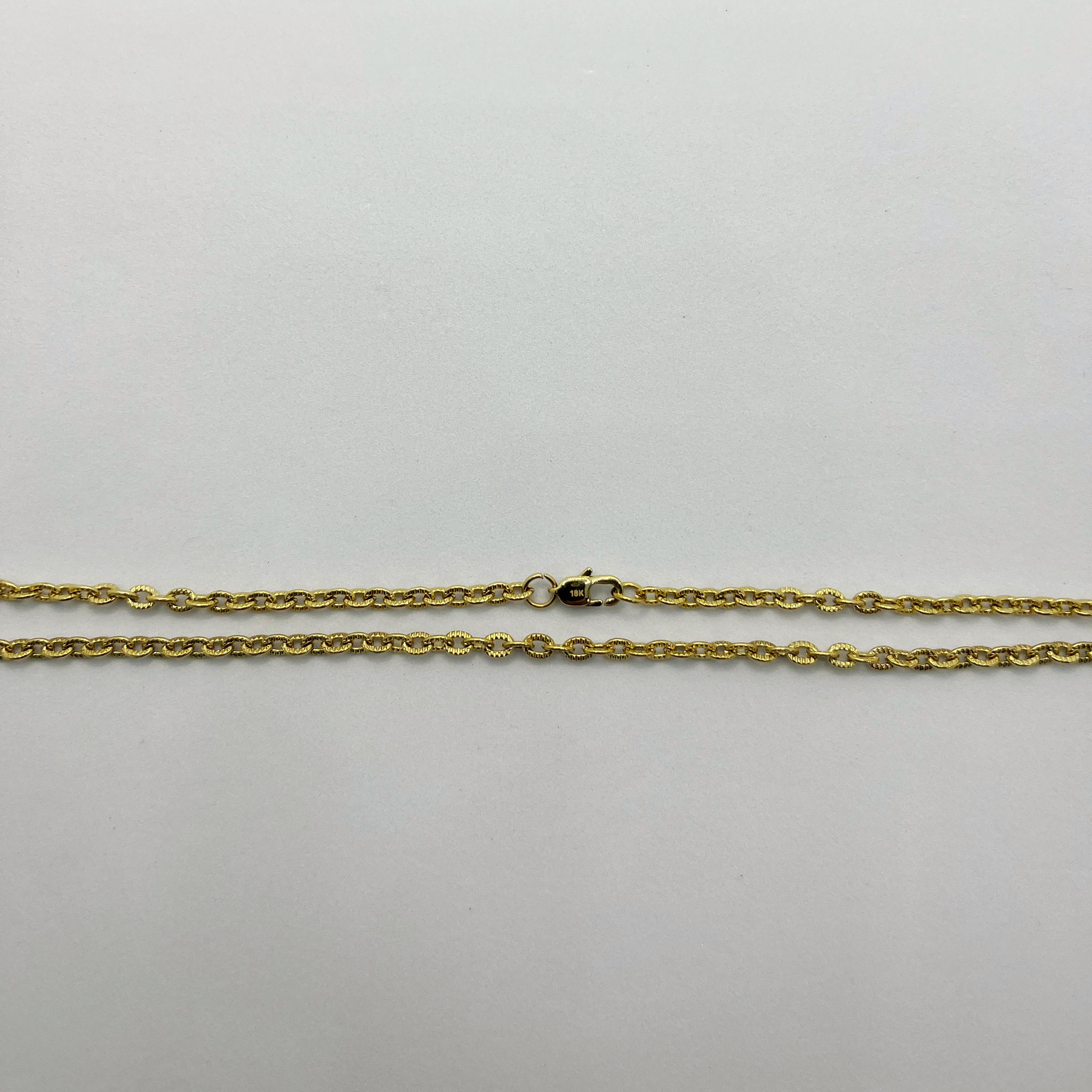 CADENA OVALO MUJER