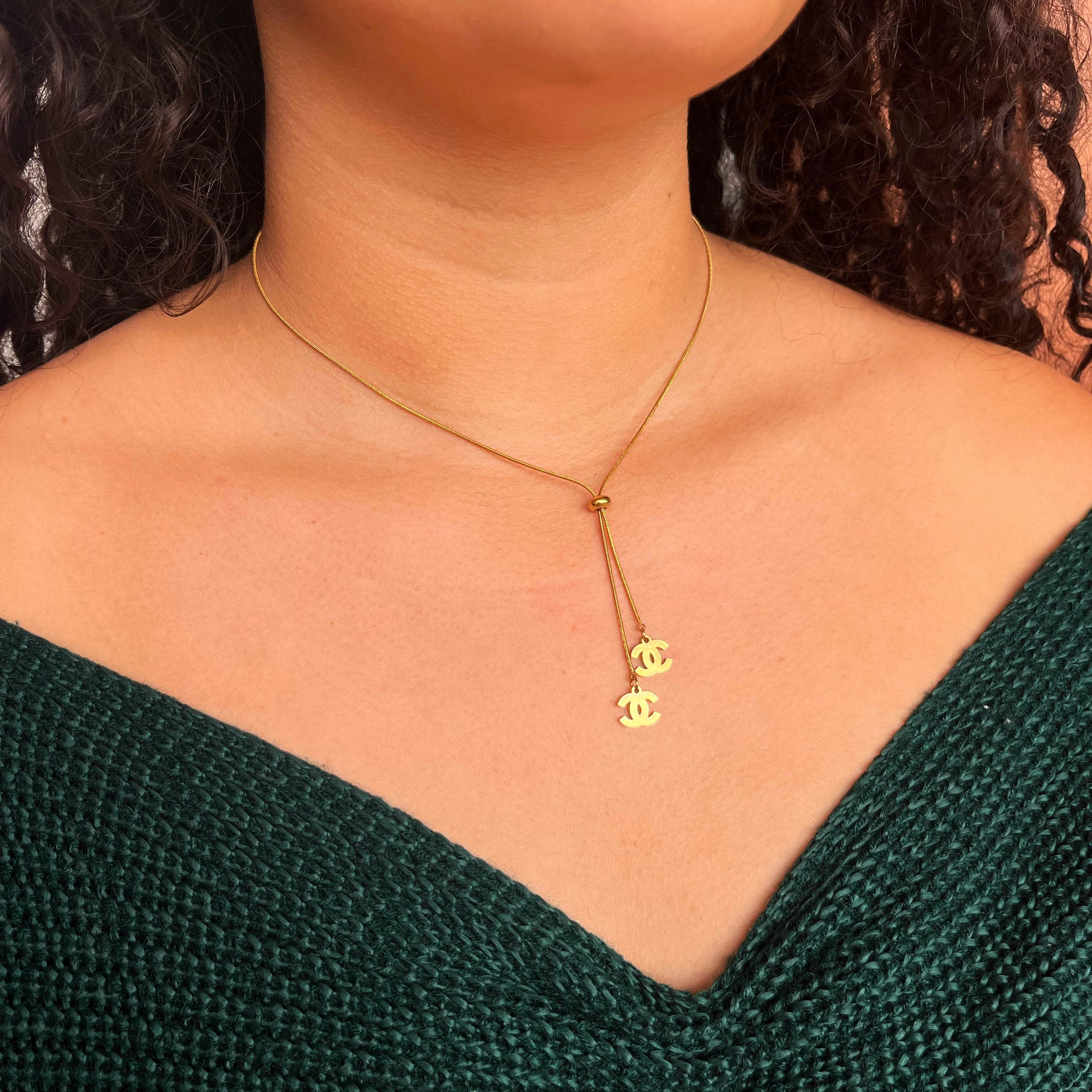 CADENA CHANEL 2 DIJES MUJER